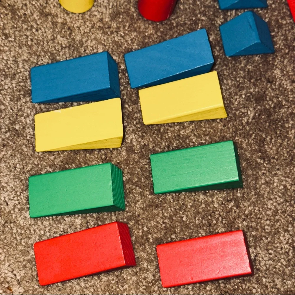 Colorful Small Wooden Blocks - Picture 10 of 16